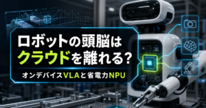 オンデバイスVLAは20TOPS級NPUでロボットを動かせるのかのアイキャッチ画像