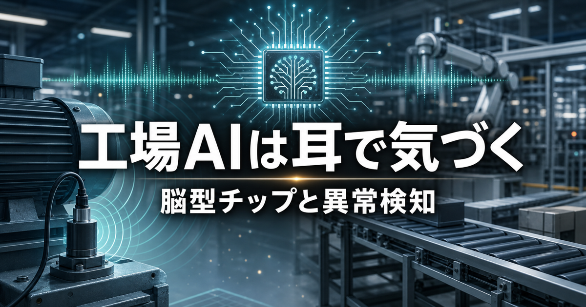 ニューロモーフィックマイクロチップは工場異常検知を省電力化するのかのアイキャッチ画像