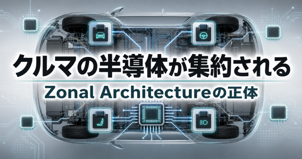 Zonal Architectureで車載半導体は統合MCUへ集約されるのかのアイキャッチ画像