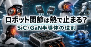 SiC/GaN半導体でロボット関節アクチュエータは小型化するのかのアイキャッチ画像