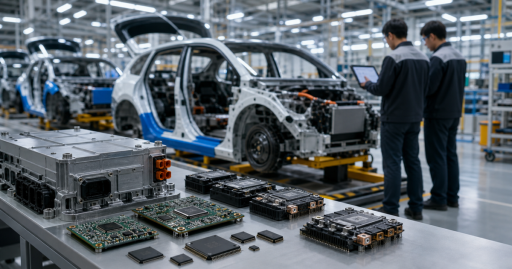 車載マイクロチップ不足は2026年にEV納車へどう影響するのかのアイキャッチ画像
