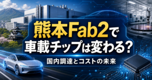 TSMC熊本Fab2で自動運転チップの国内調達はどう変わるのかのアイキャッチ画像