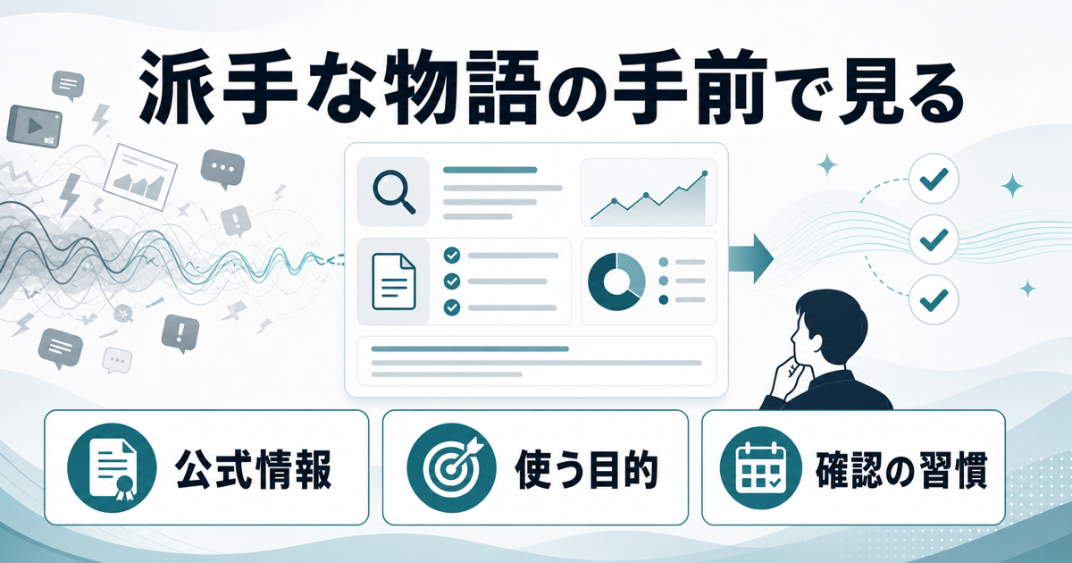 Grokの未来を派手な予測ではなく積み重ねで見る姿勢を示す図解