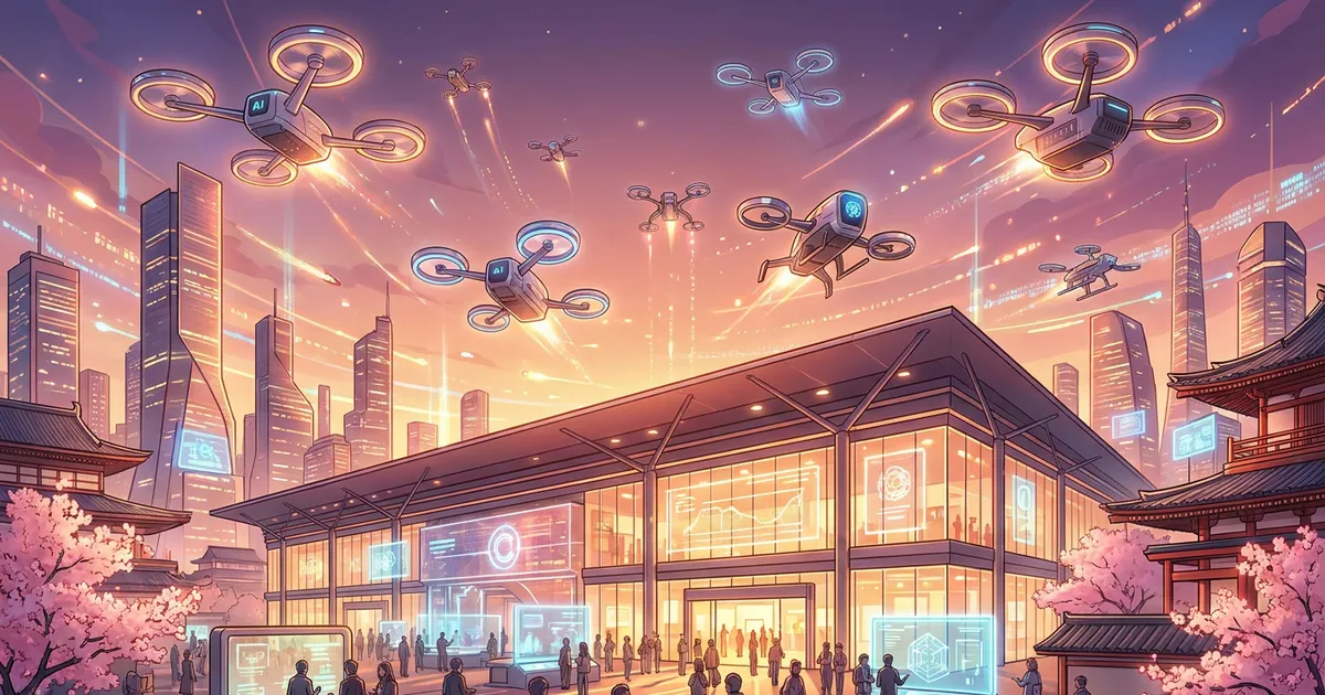 Japan Drone 2026で注目すべきAIドローン最新技術と展示会の見どころ10選
