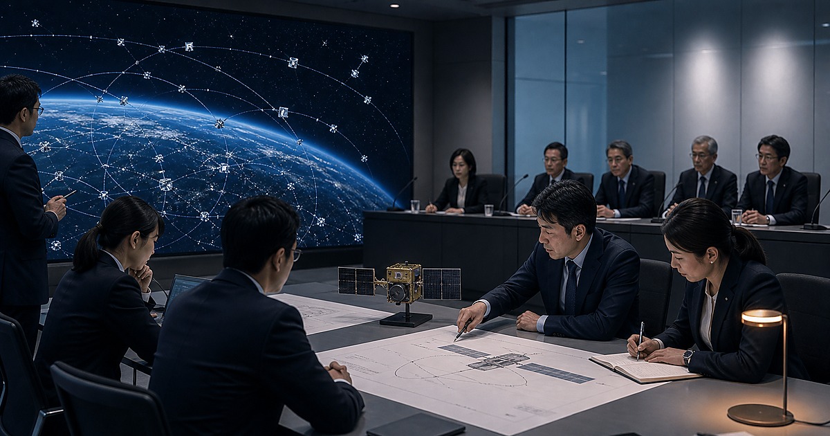 衛星コンステレーションのデブリ対策が義務化に近づく背景を示す会議室