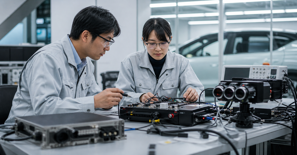 車載AI半導体を評価する日本の技術者