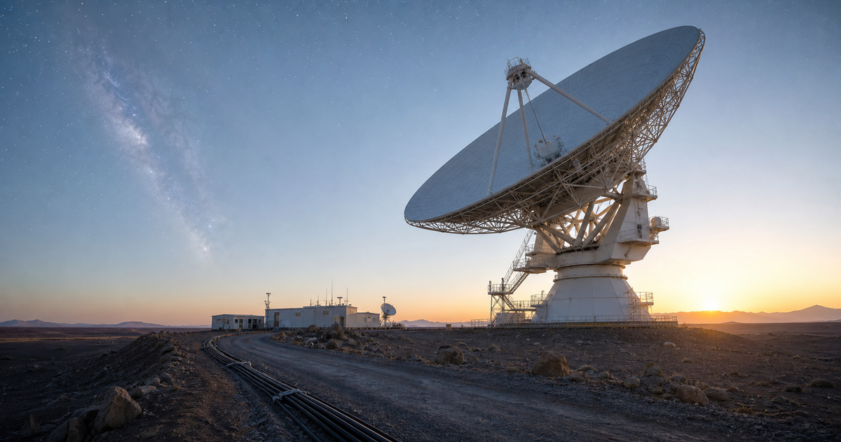 深宇宙通信を支える巨大アンテナと管制施設